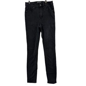 J.CREW Mercantile Skinny Jeans Womens Black Stretch Denim Size 25